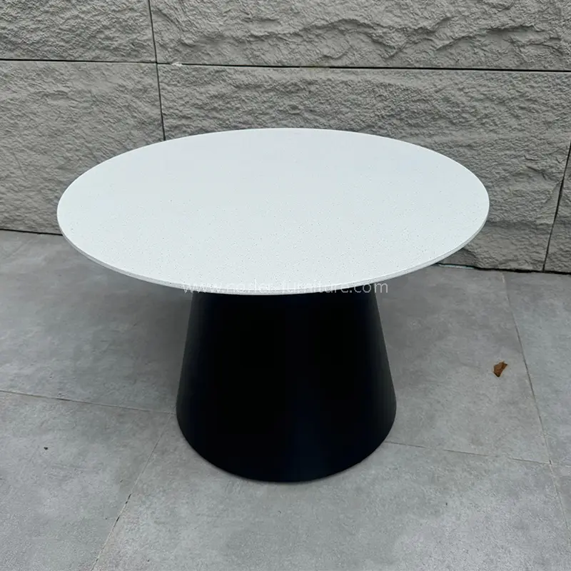 High Quality Aluminum Frame Brushed Wood Grain Outdoor Sofa