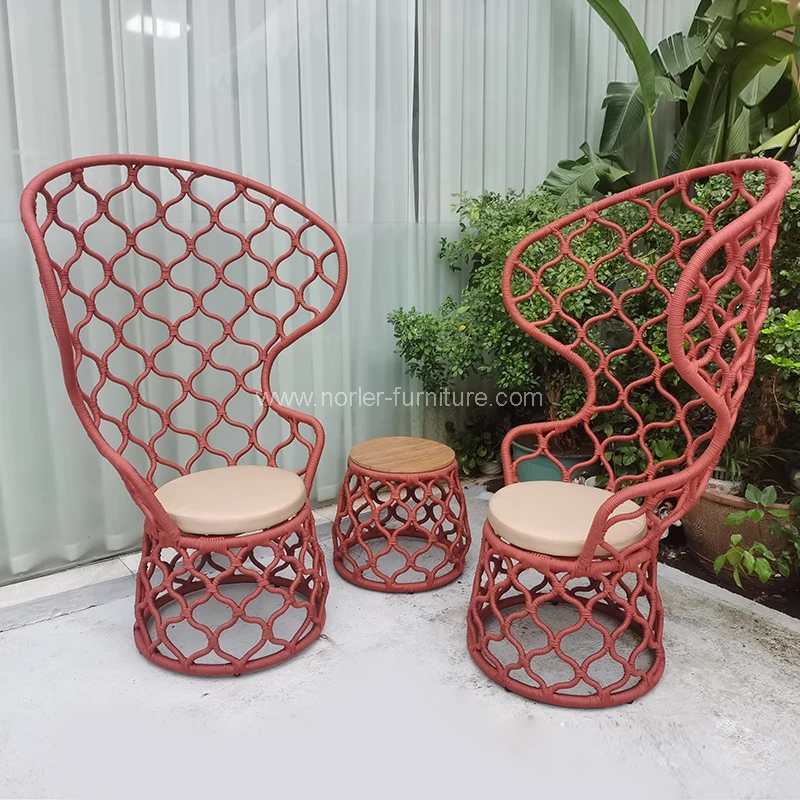 आधुनिक रानी आउटडोर रस्सी बुनाई सोफा