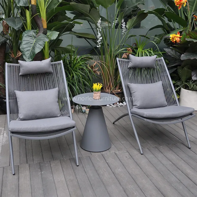 आधुनिक सरल आउटडोर बुने हुए बालकनी सेट आधुनिक सरल आउटडोर बुने हुए बालकनी सेट