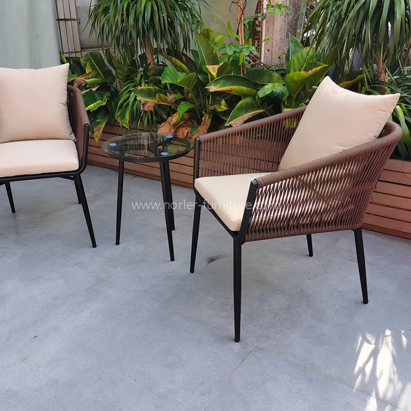 आउटडोर मौसम प्रतिरोधी आंगन एल्यूमीनियम बालकनी सेट आउटडोर मौसम प्रतिरोधी आंगन एल्यूमीनियम बालकनी सेट